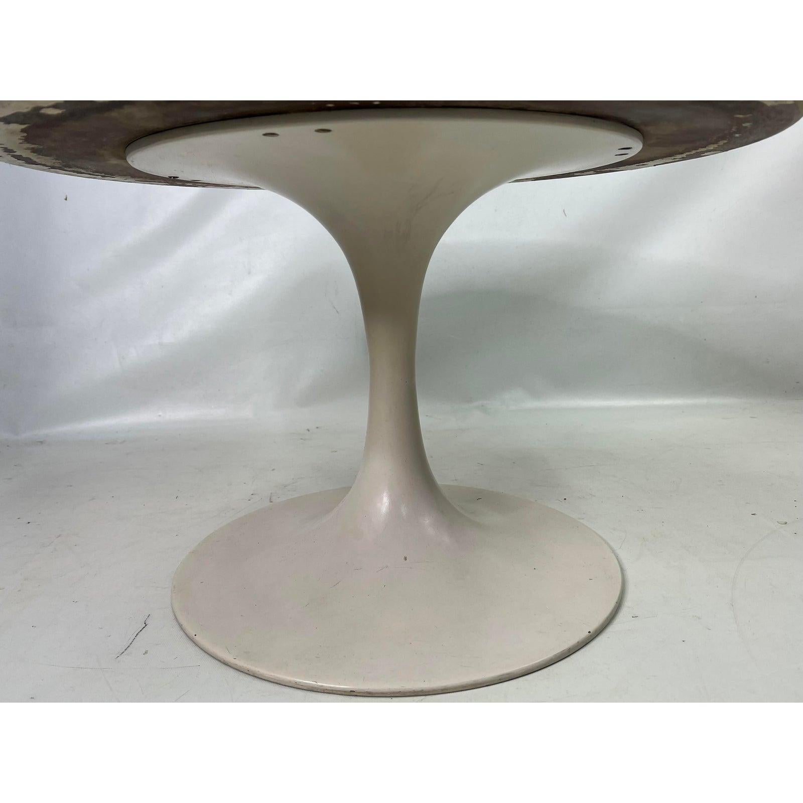 Mid-Century Tulip side table by Burke.

 