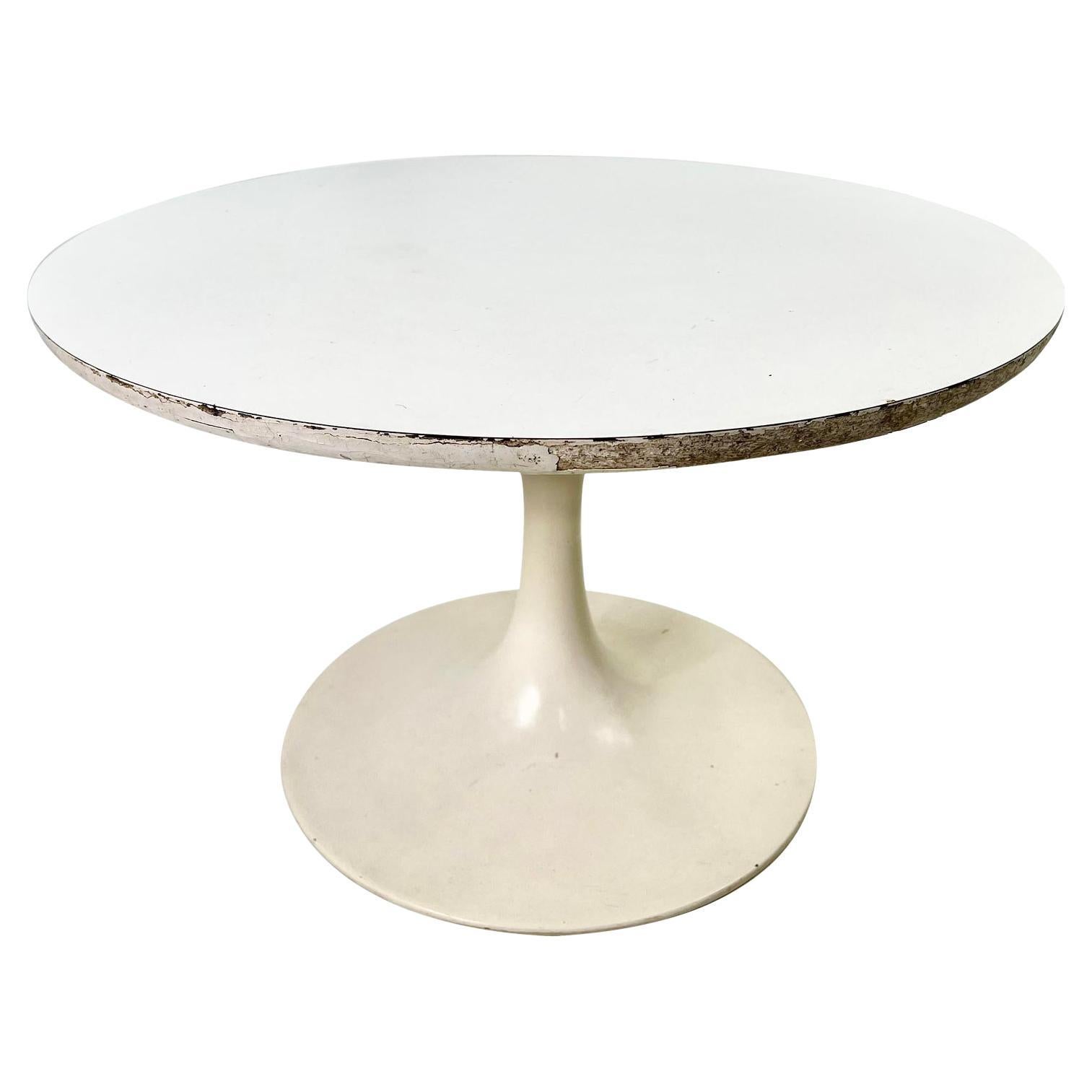 Mid-Century Tulip Side Table by Burke For Sale