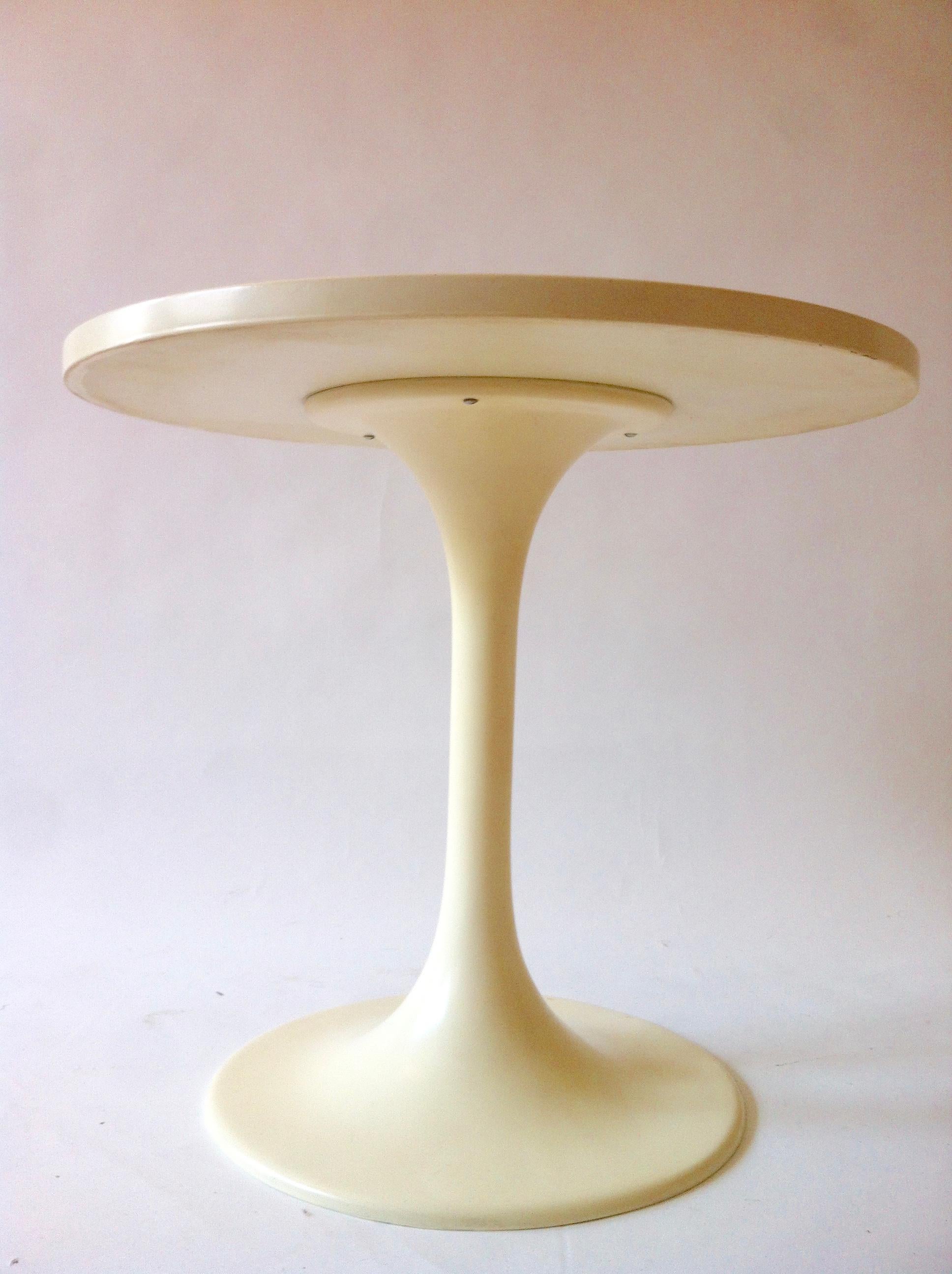Space Age Midcentury Tulip Wood and Resine Coffee Table by Felpam, 1960s For Sale