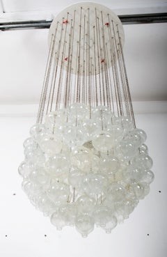 Lampadario "Tulipan" di metà secolo di J.T. Kalmar