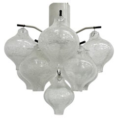 Mid-century Tulipan Glass Flushmount by Kalmar, Austria , 1960s