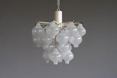 Mid Century "Tulipan"Flush Mount  Ceiling Light by Kalmar Austria, 1960s