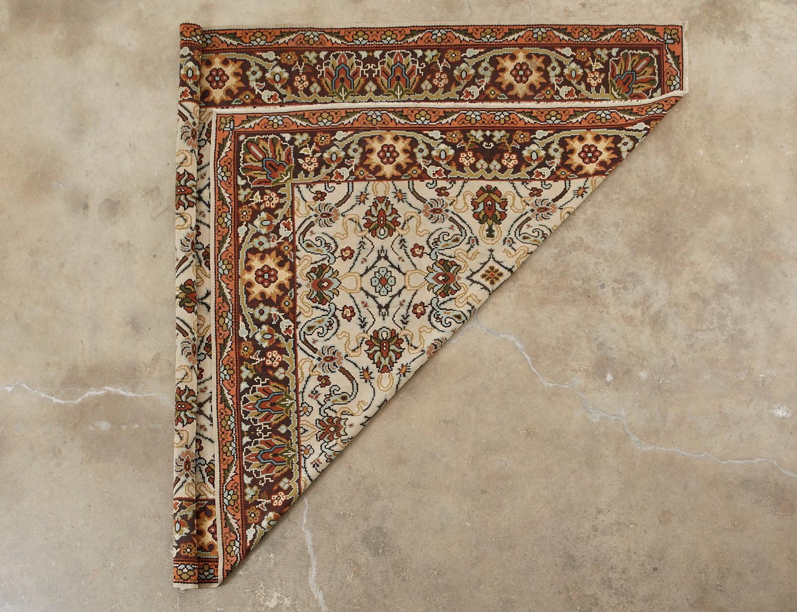 Kilim turco floreale tracio di metà secolo in vendita 12