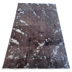 Tapis en laine turc du milieu du siècle 1930