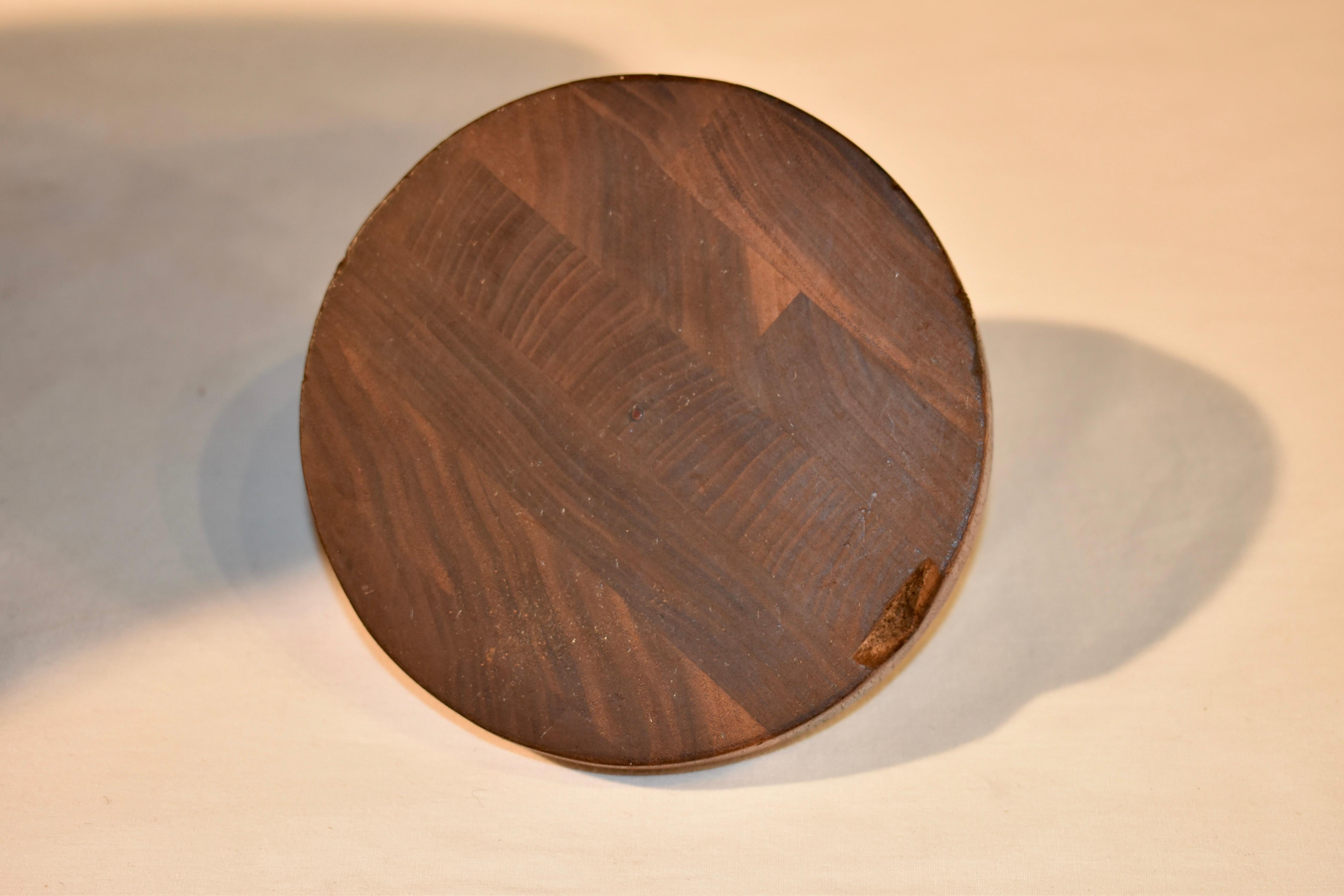Mid-Century Turned Treen Jar, Circa 1960 For Sale 2