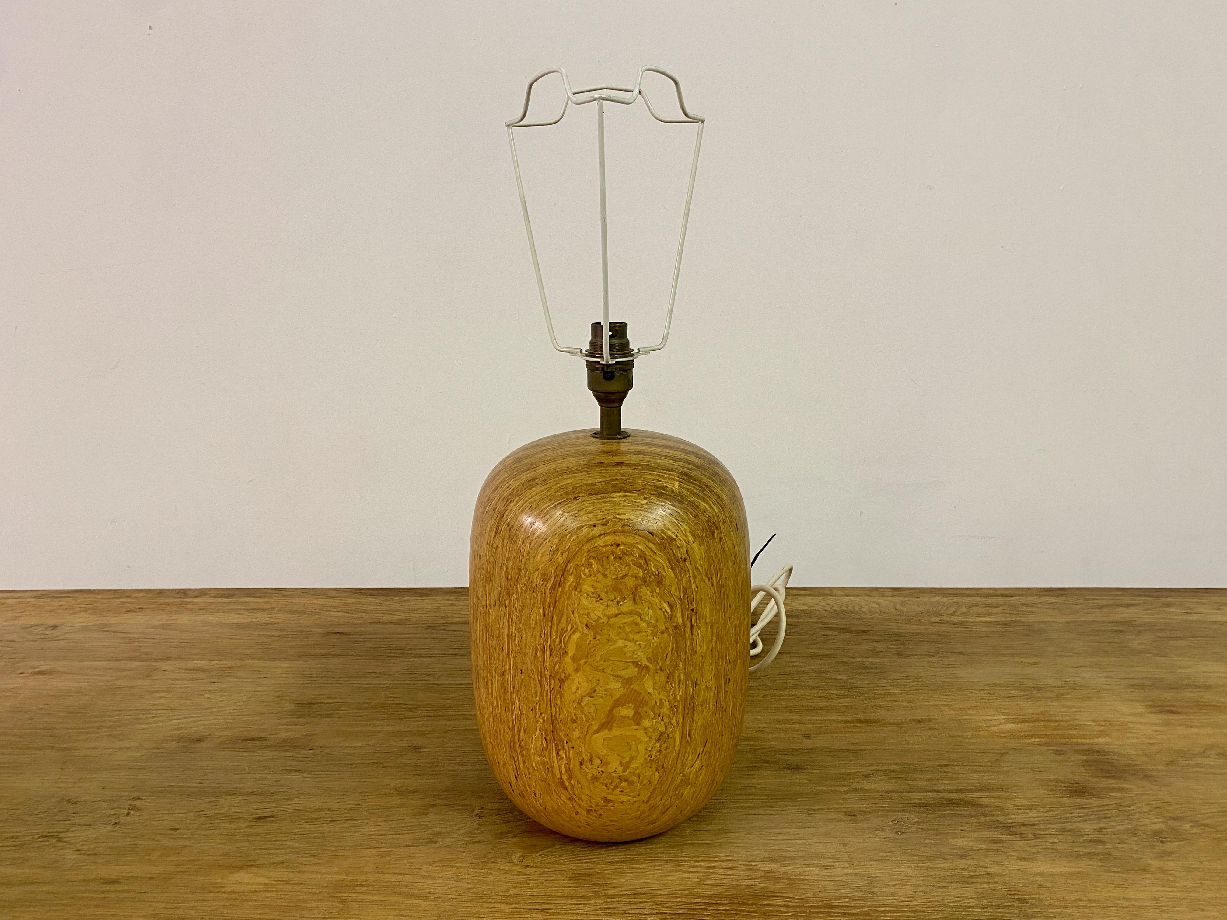 Table lamp

Turned wood

Mid to late 20th Century

Sold without shade
