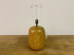 Mid Century Turned Wood Lamp