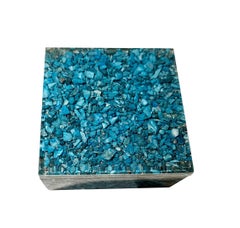 Caja turquesa de mediados de siglo