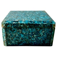 Mid Century Turquoise Box