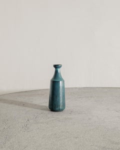 Mid Century Turquoise Ceramic Vase by Gunnar Nylund for Nymølle Denmark, 1950s