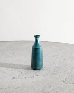 Mid Century Turquoise Ceramic Vase by Gunnar Nylund for Nymølle Denmark, 1950s
