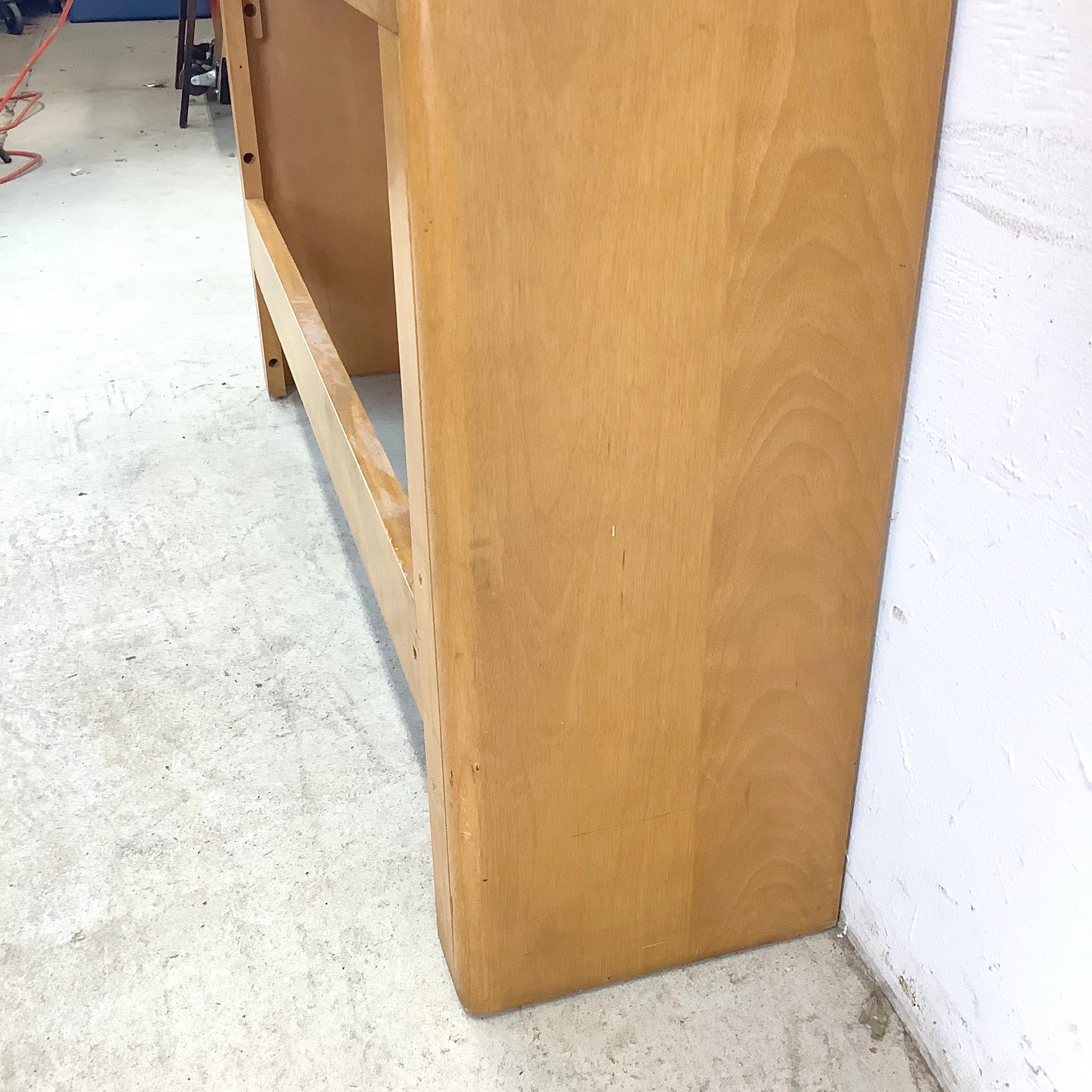 Mid-Century Twin Storage Headboard by Heywood-Wakefield 2