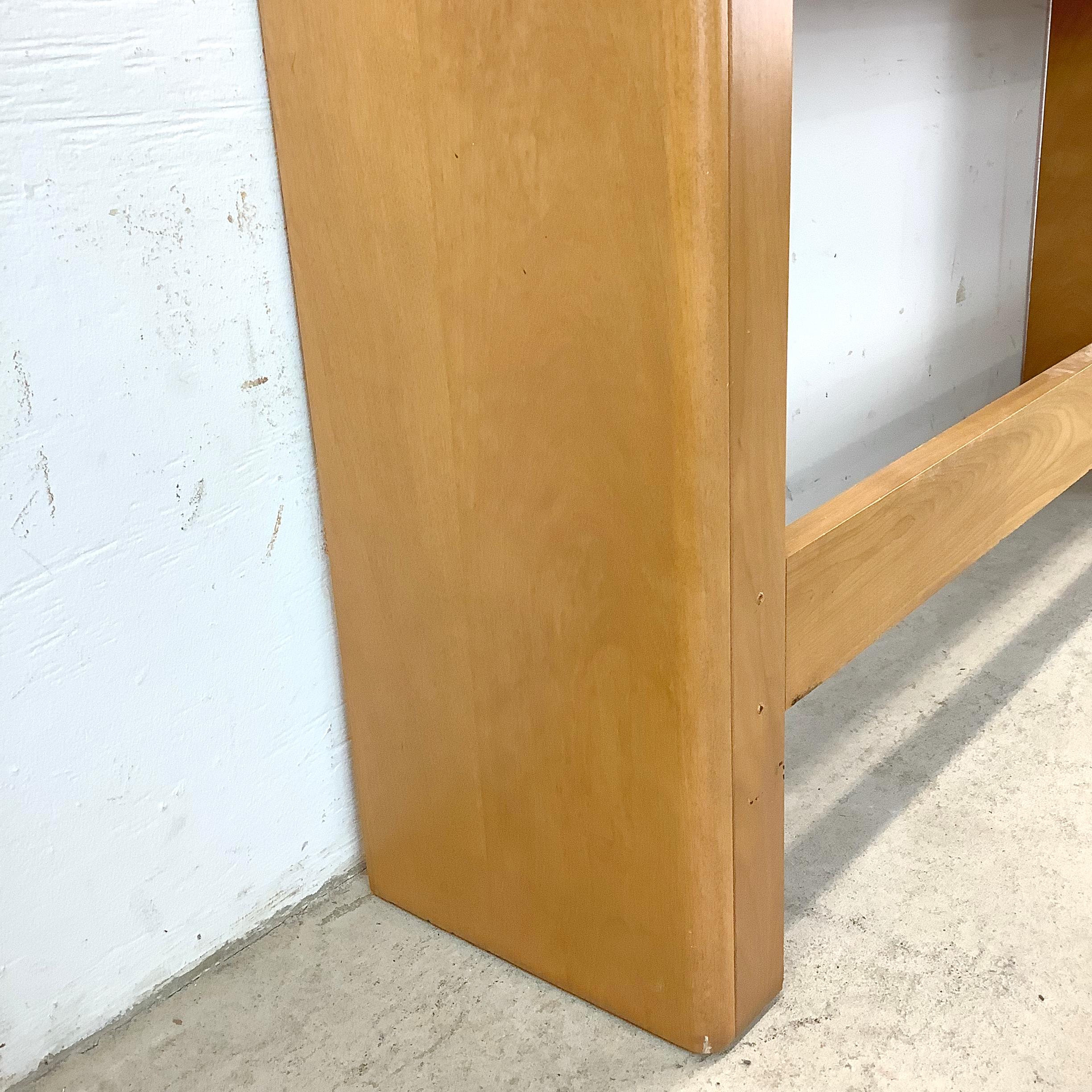 Mid-Century Twin Storage Headboard by Heywood-Wakefield 4