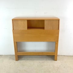 Mid-Century Twin Storage Headboard by Heywood-Wakefield