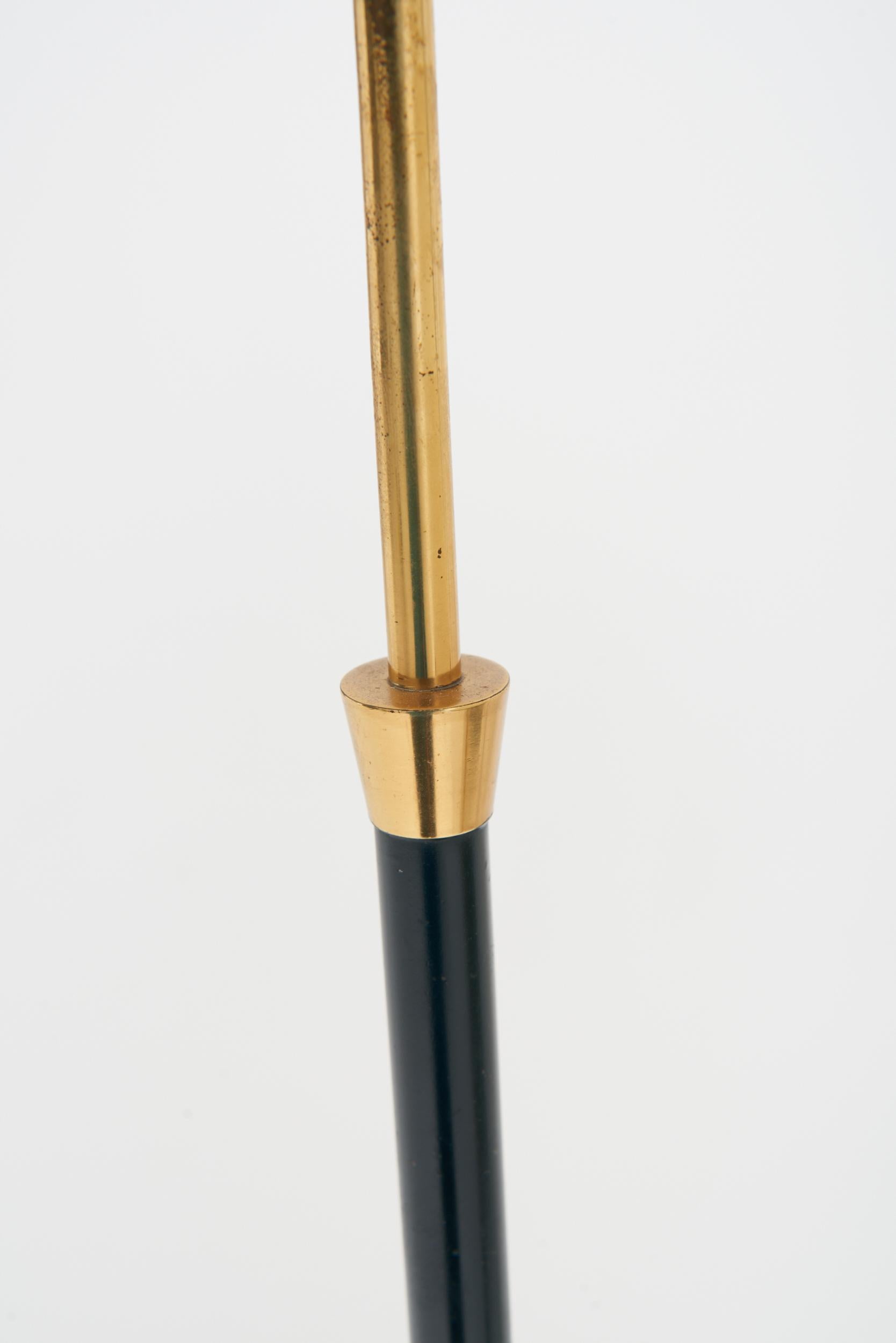 Brass Mid-Century Two-Arm Floor Lamp