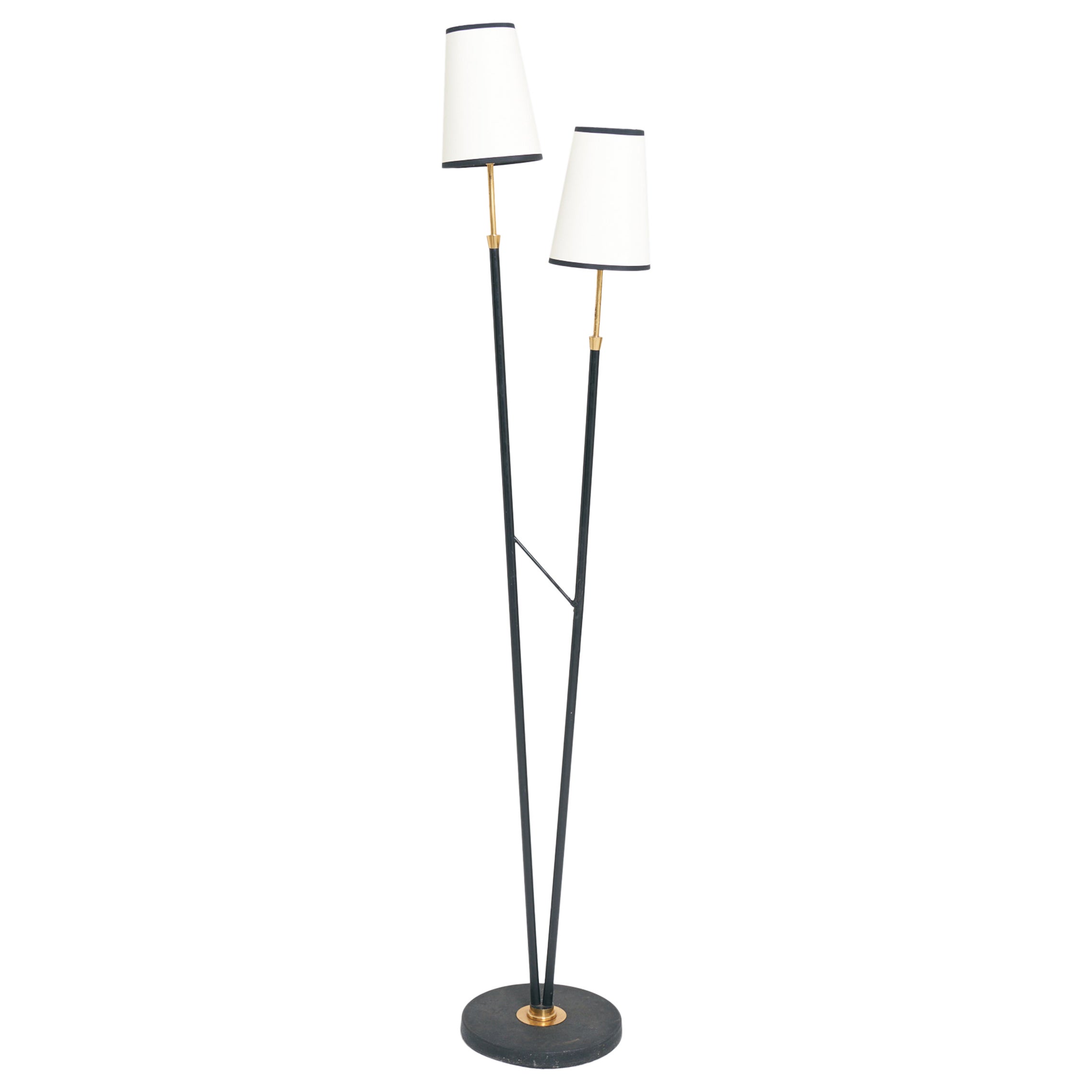 Mid-Century Two-Arm Floor Lamp
