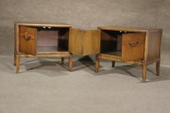 Mid-Century Two Door Nightstands