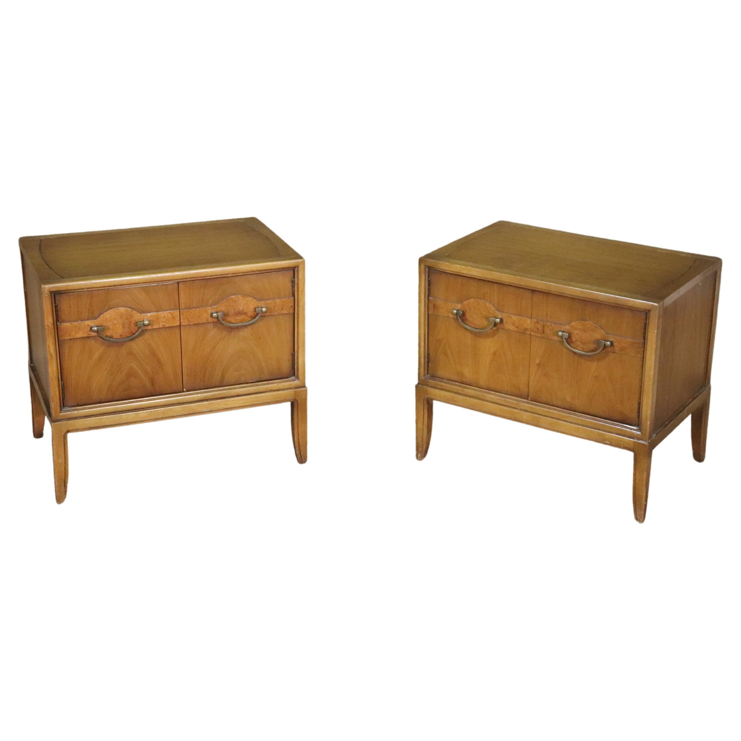 Mid-Century Two Door Nightstands For Sale