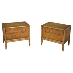 Vintage Mid-Century Two Door Nightstands