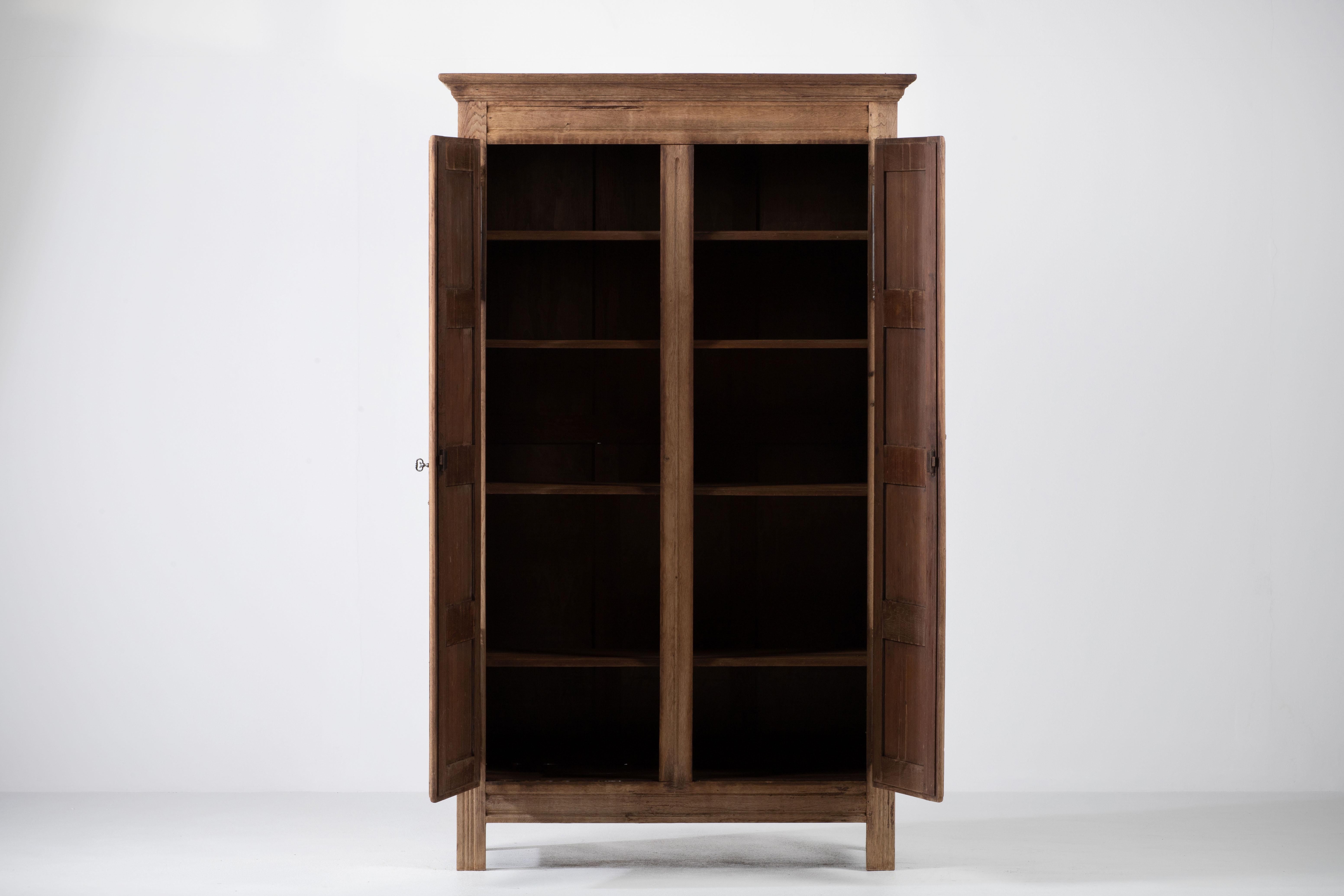 Mid-Century Two Doors Wardrobe in Style of Charles Dudouyt 4