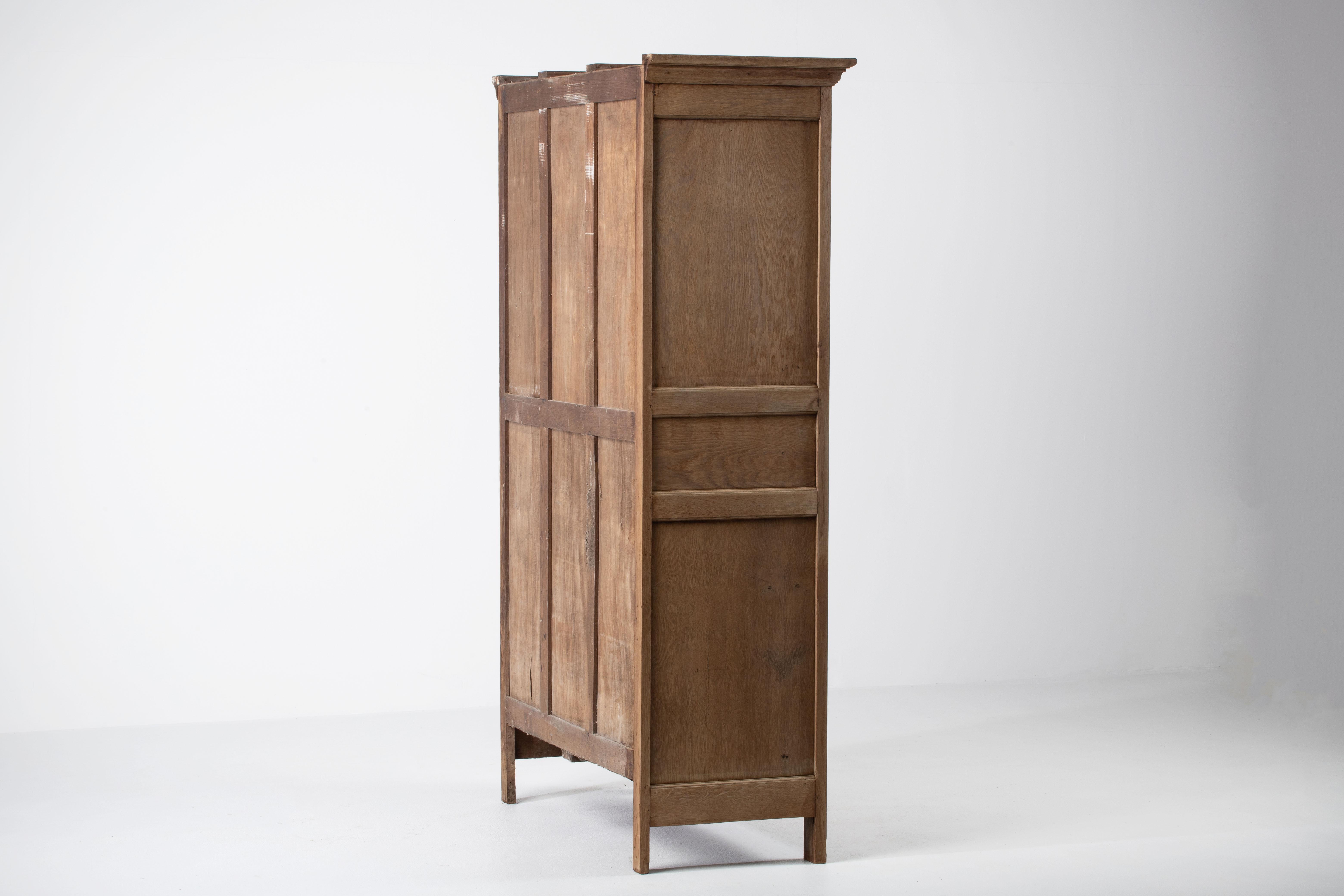 Mid-Century Two Doors Wardrobe in Style of Charles Dudouyt 8