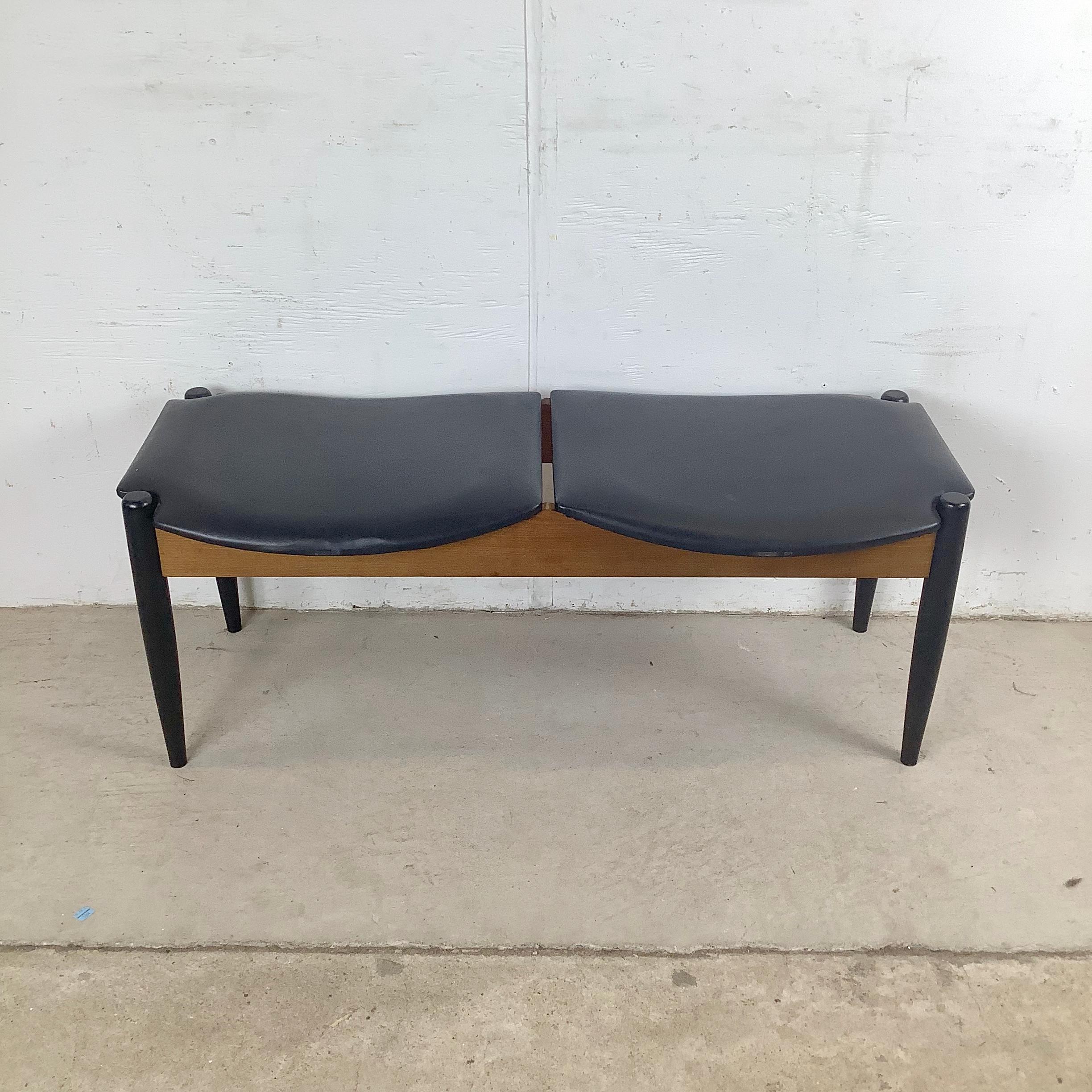Mid-Century Modern Banc deux places Mid-Century attr. Arthur Umanoff pour John Stuart en vente