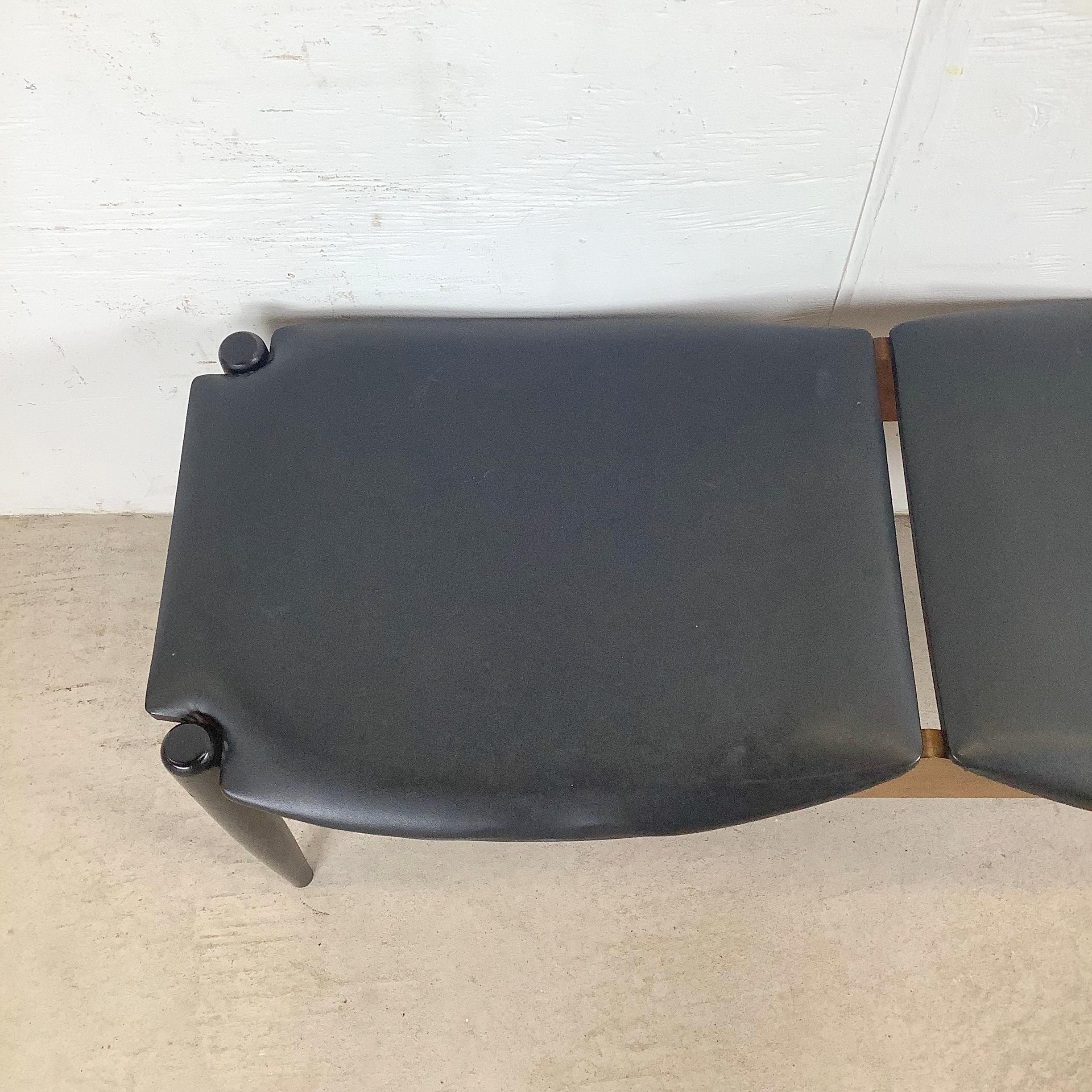 Laqué Banc deux places Mid-Century attr. Arthur Umanoff pour John Stuart en vente