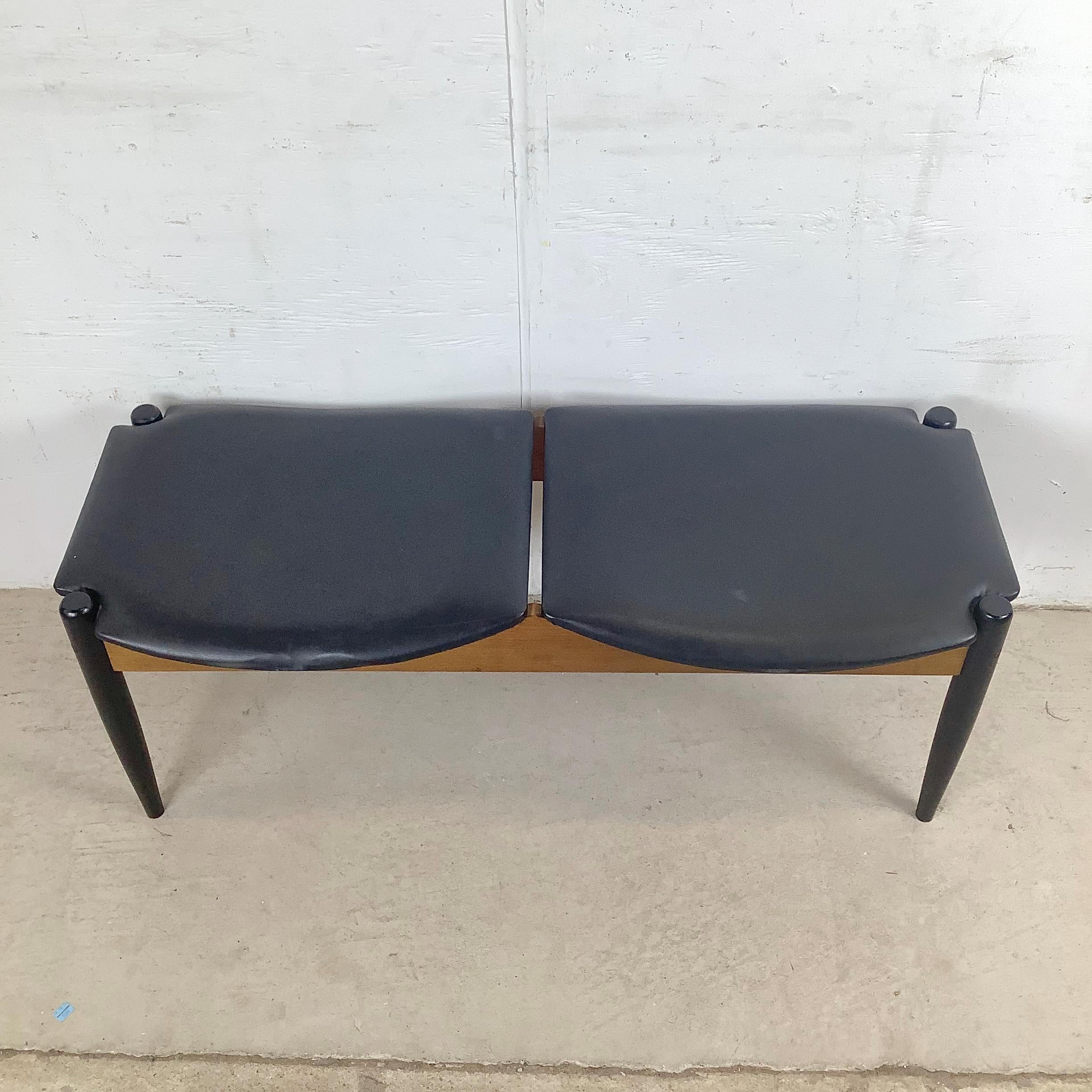 20ième siècle Banc deux places Mid-Century attr. Arthur Umanoff pour John Stuart en vente