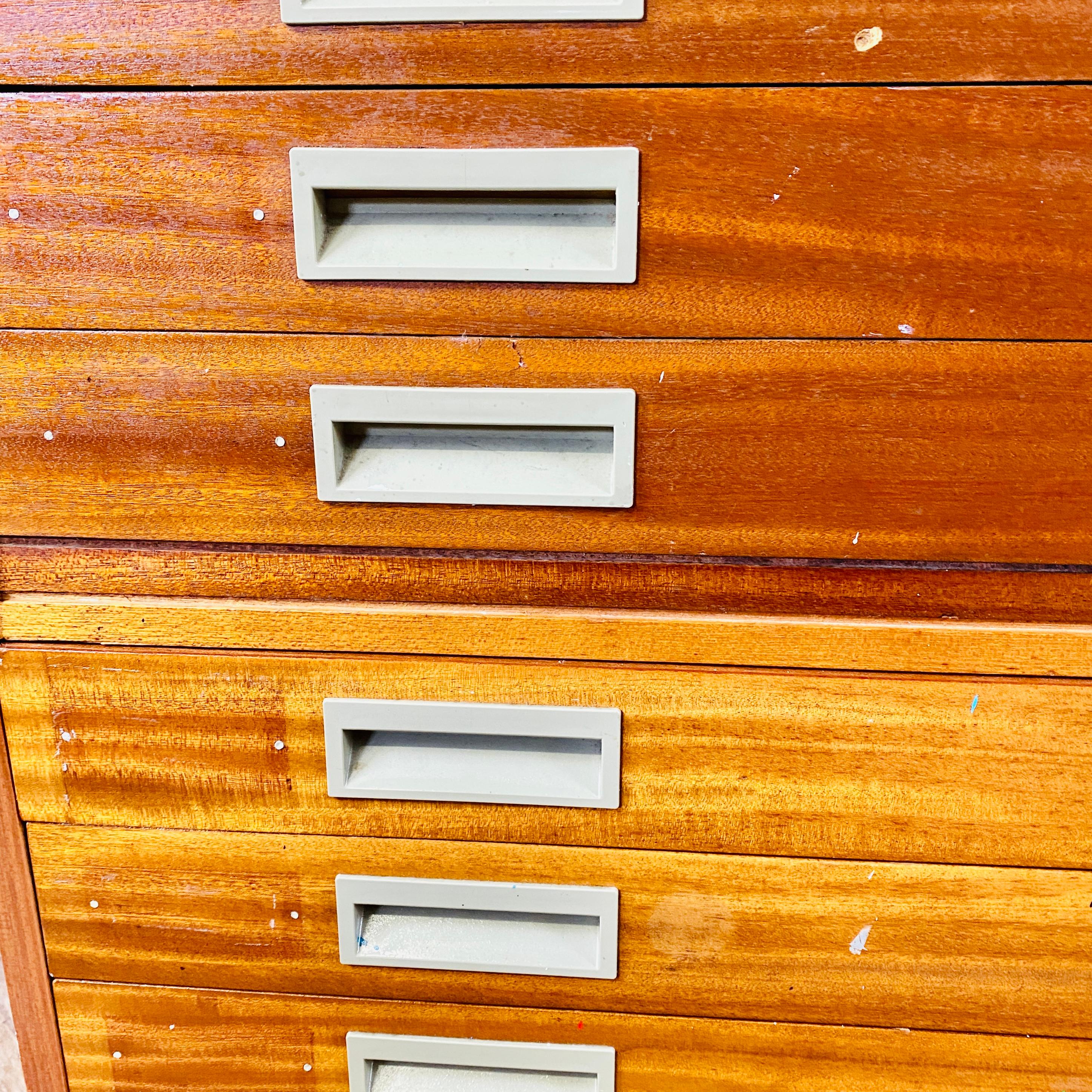 vintage architect drawers