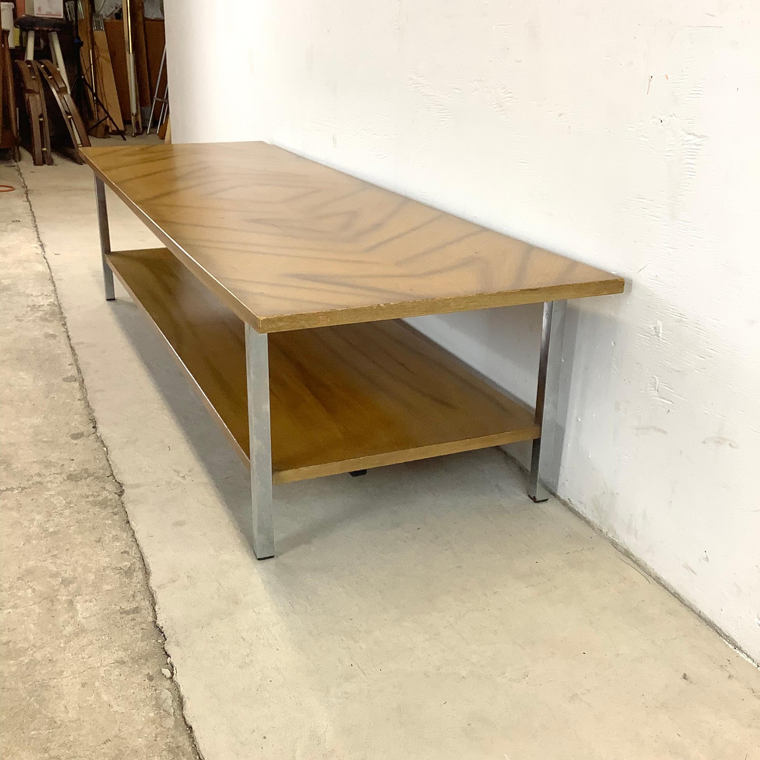 Midcentury Two Tier Coffee Table For Sale 2