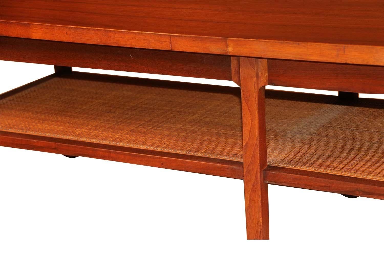 Mid-Century Modern Mid Century Two Tier Coffee Table For Sale