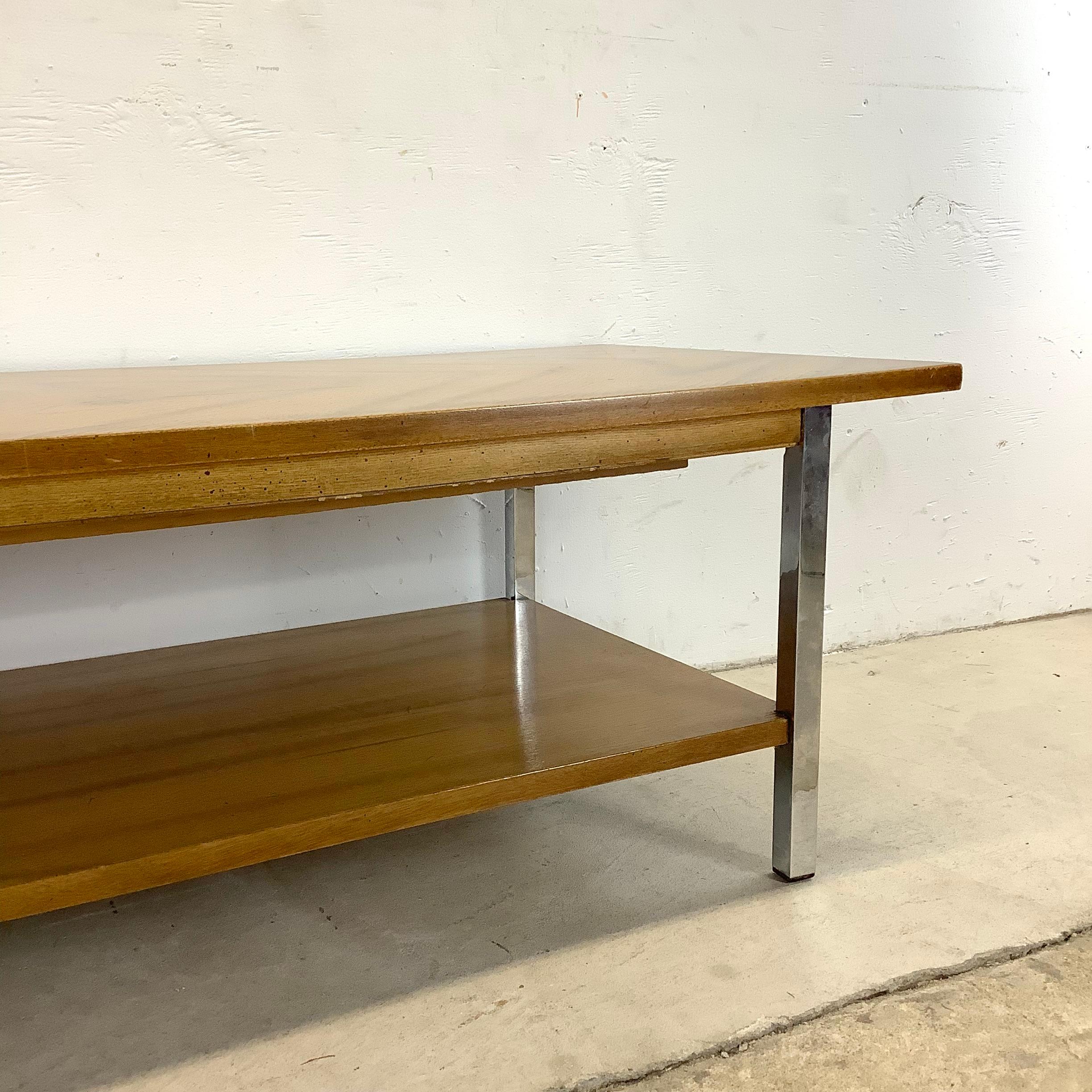 Other Midcentury Two Tier Coffee Table For Sale