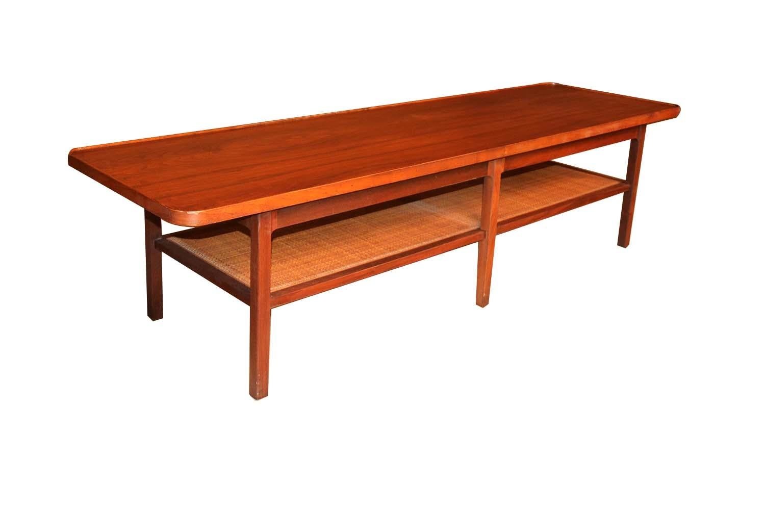 Mid Century Two Tier Coffee Table For Sale 2