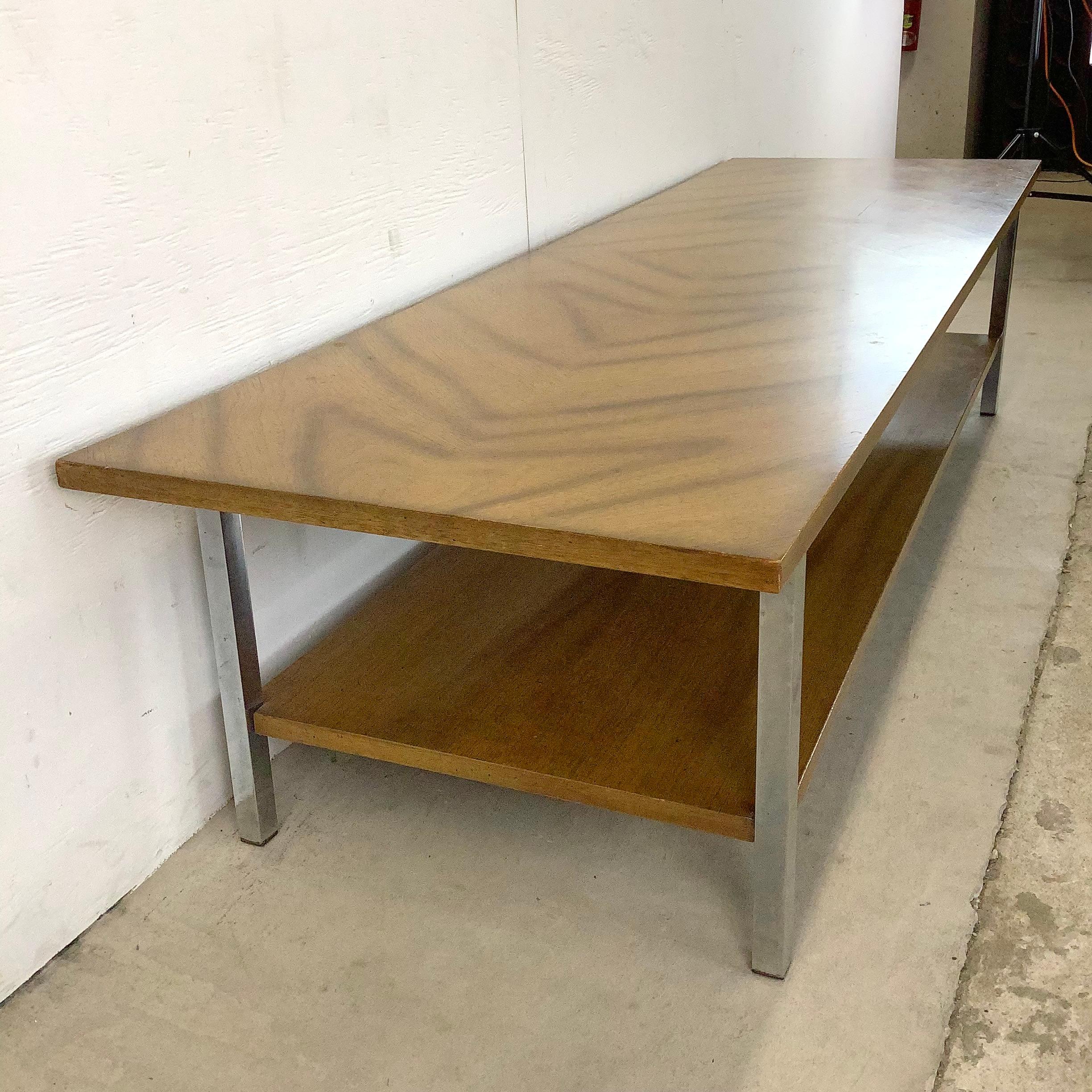 Midcentury Two Tier Coffee Table For Sale 1