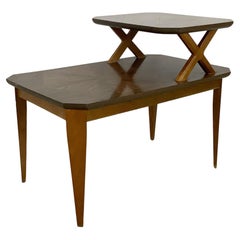 Mid-Century Two Tier End Table