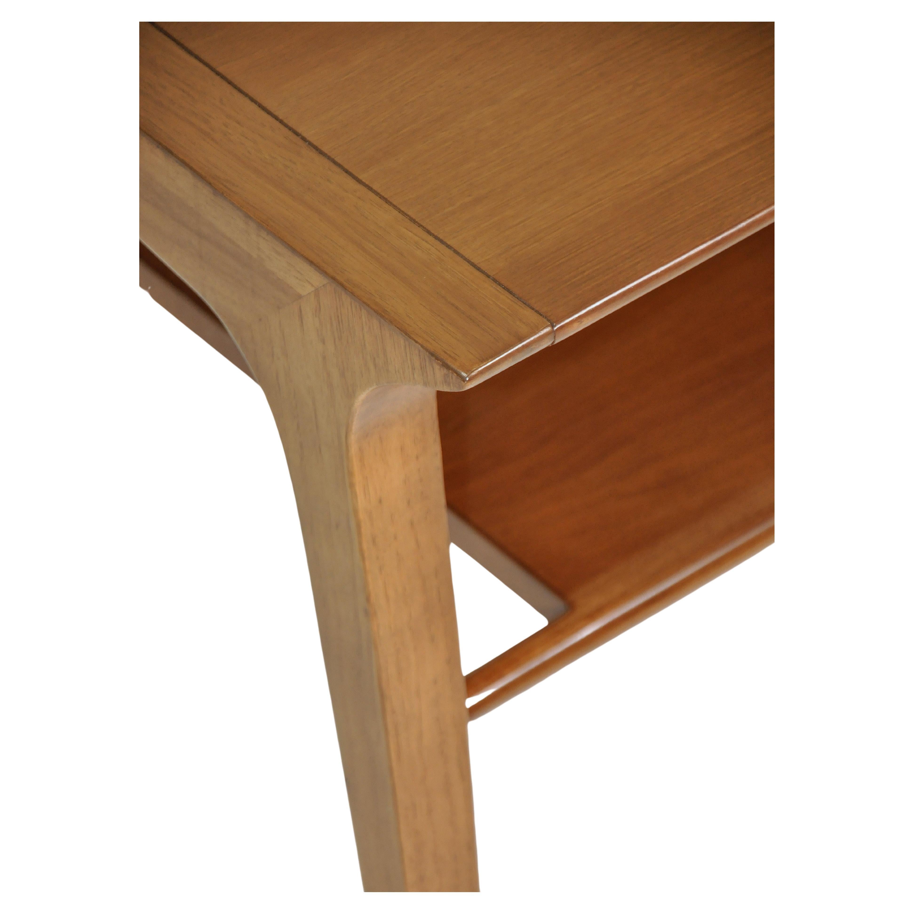 Mid-Century Modern Mid-Century Two-Tier Walnut Table by John Van Koert for Drexel Profile, 1950s