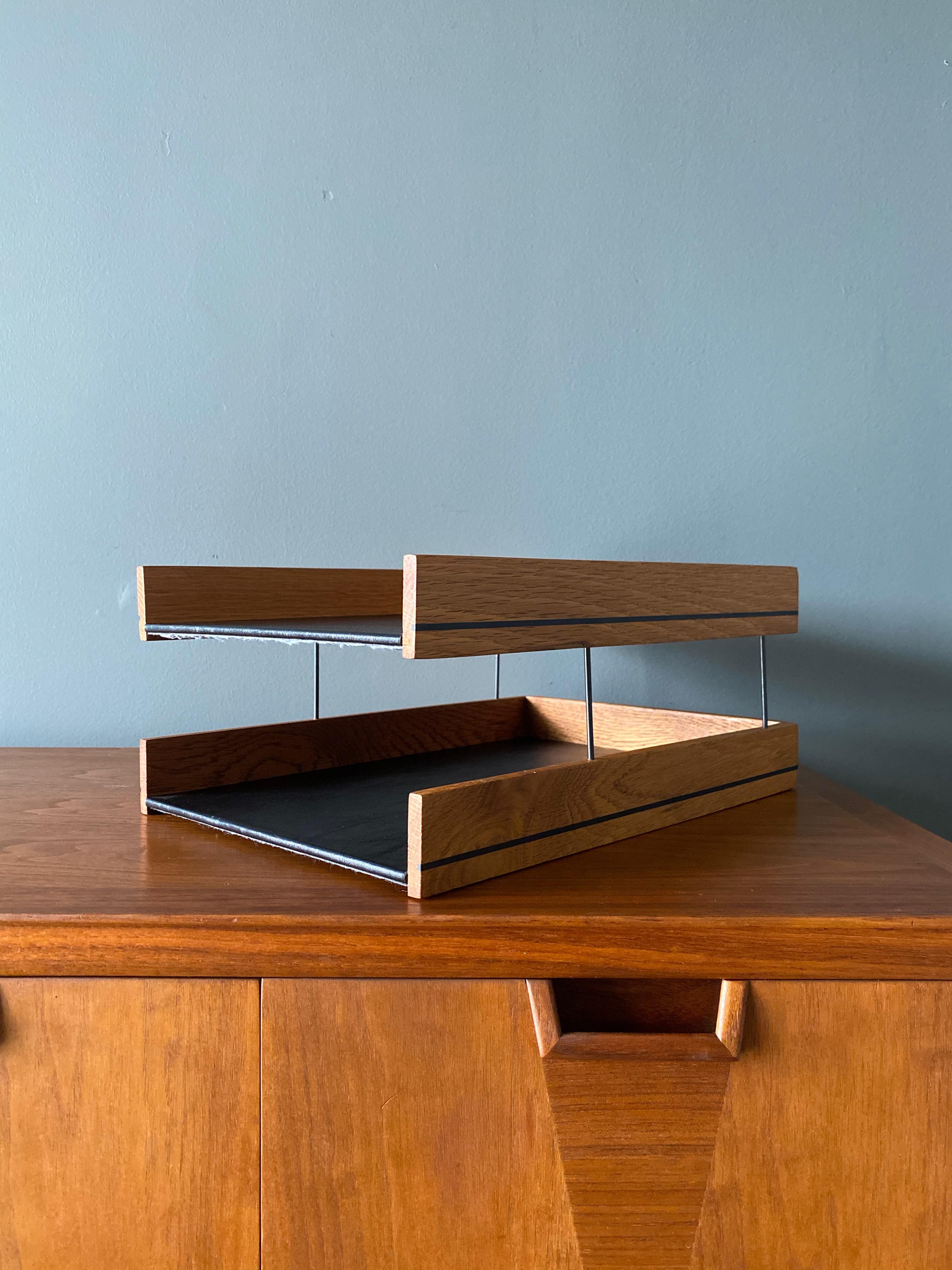 Mid Century Two Tiered Letter Tray, circa 1960 6
