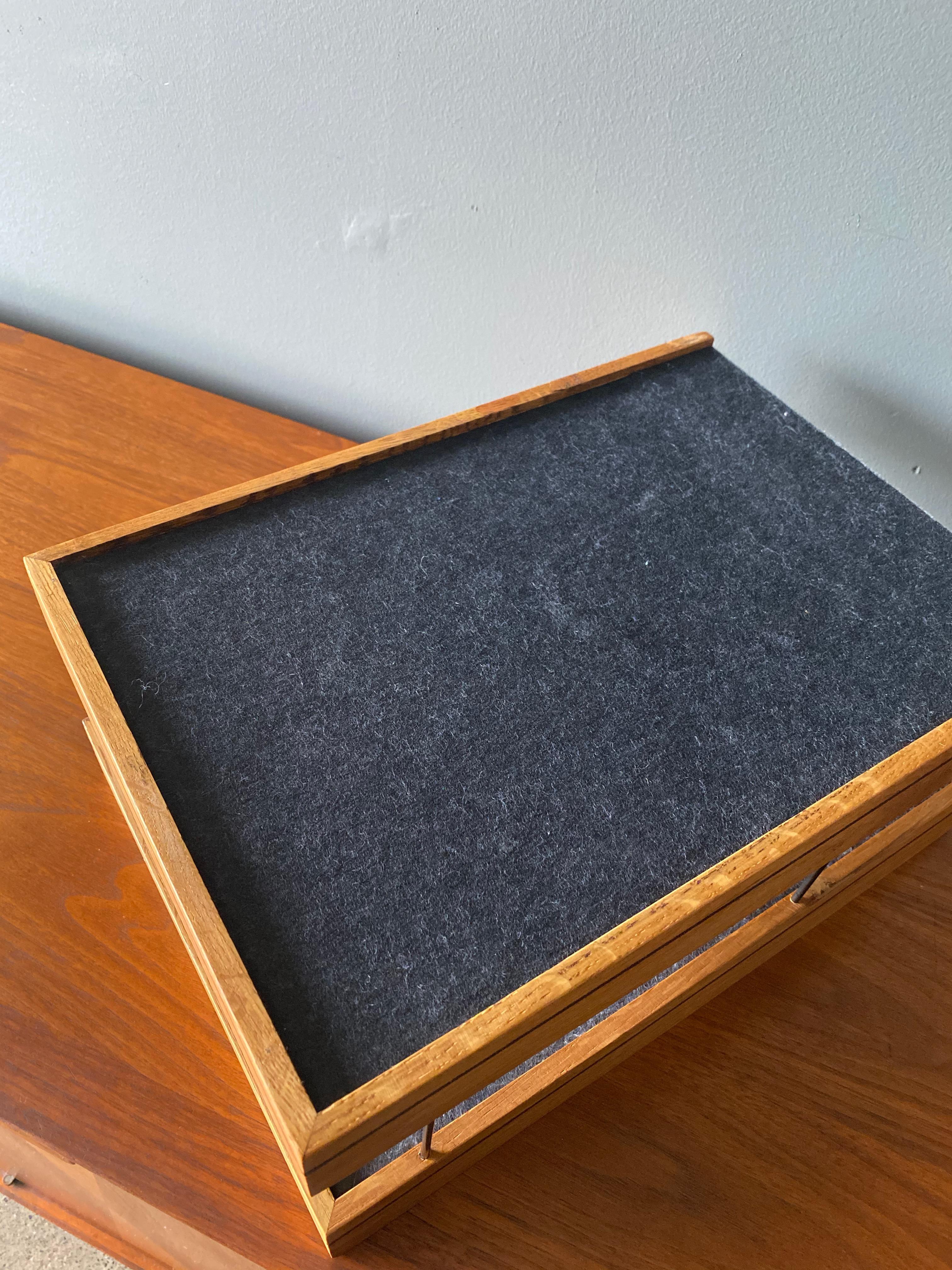 Mid Century Two Tiered Letter Tray, circa 1960 11