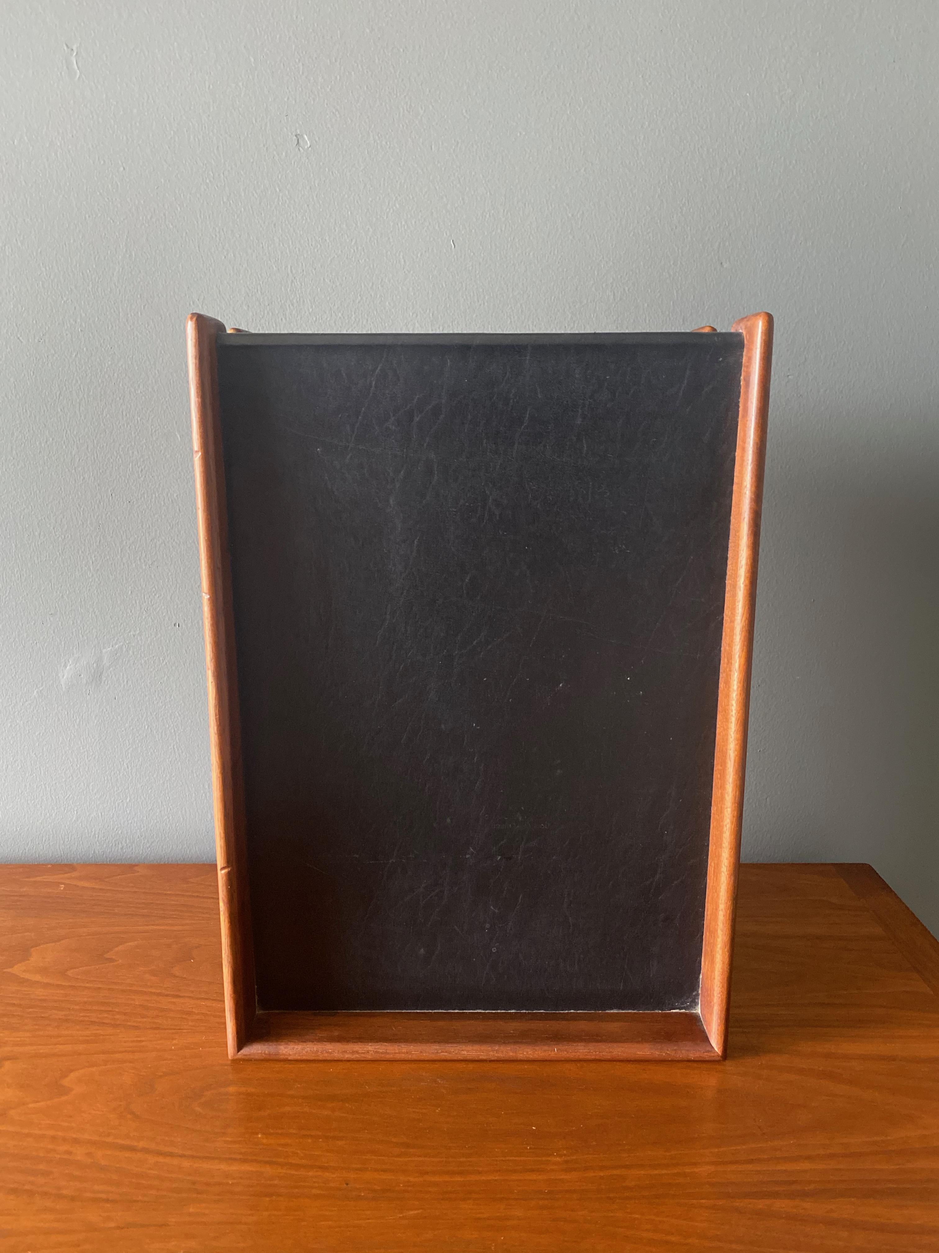 Mid Century Two Tiered Letter Tray, Circa 1960 11