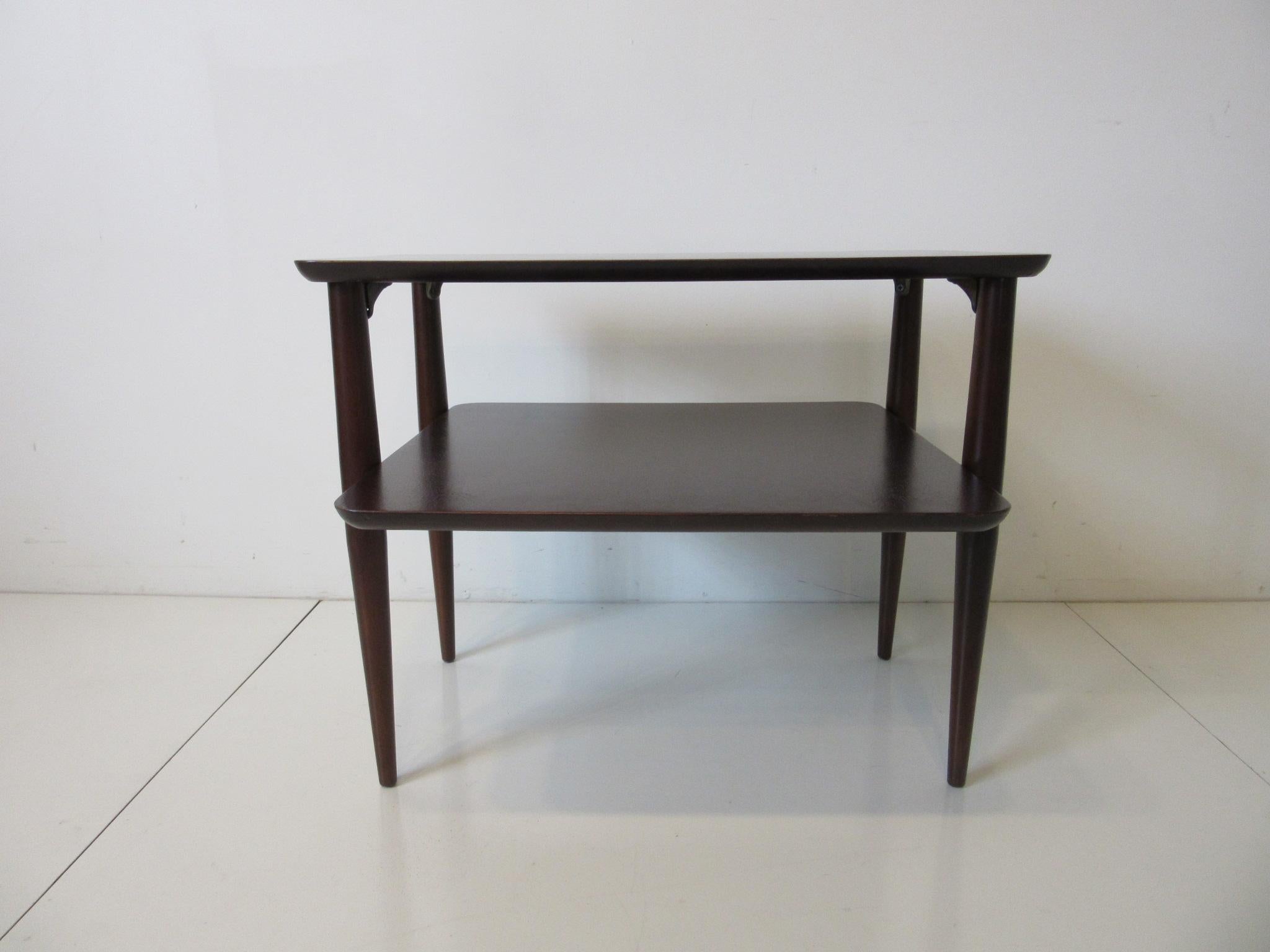 20th Century Midcentury Two-Tiered Side Table