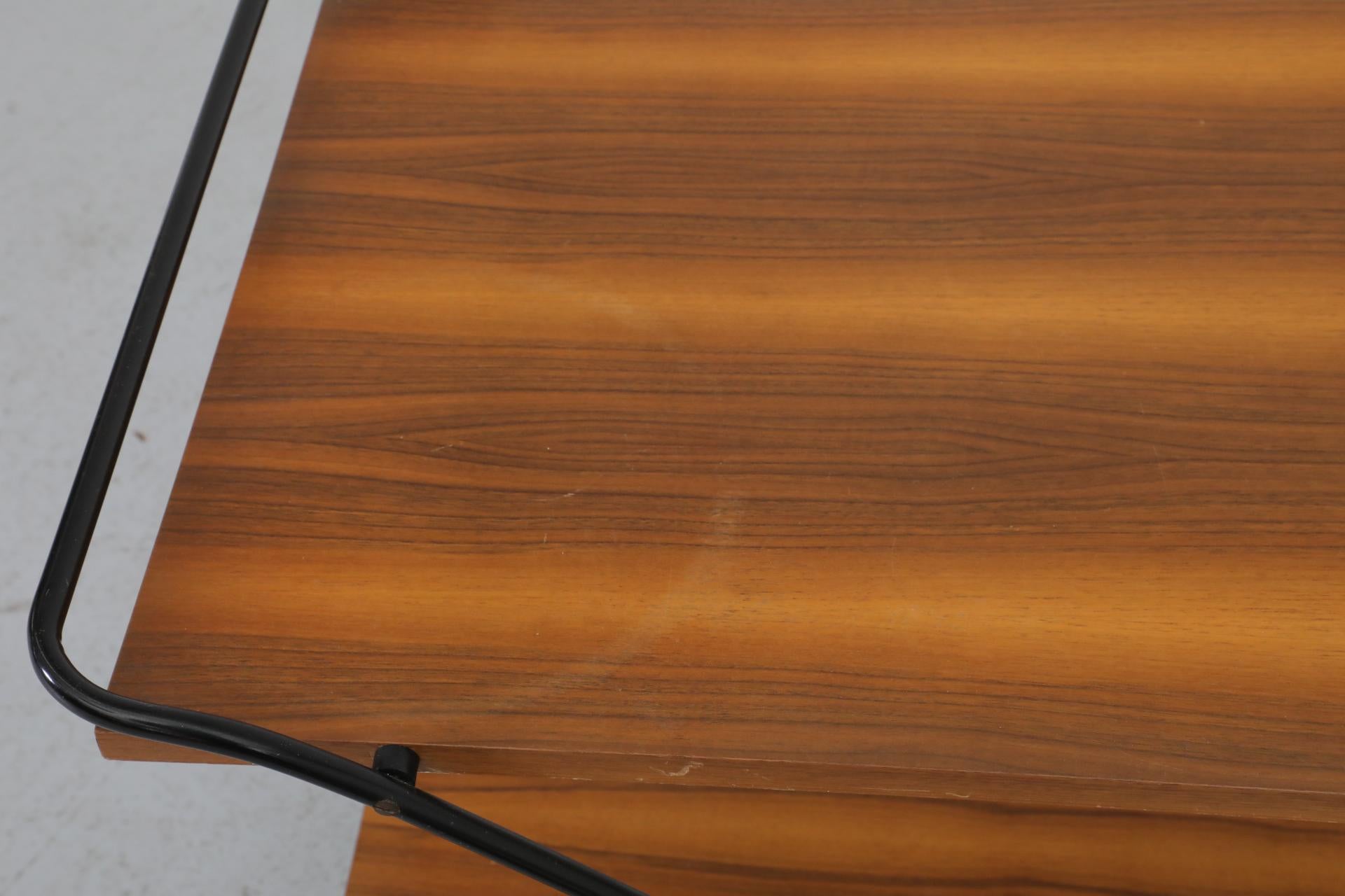 Mid-Century Two-Tiered Teak Bar Cart by Paul Nagel for Jie Gantofta, 1960s 1