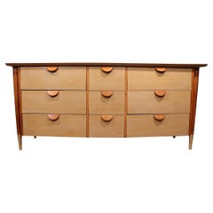 Mid Century Two Tone  9 Drawer Dresser by Basic-Witz