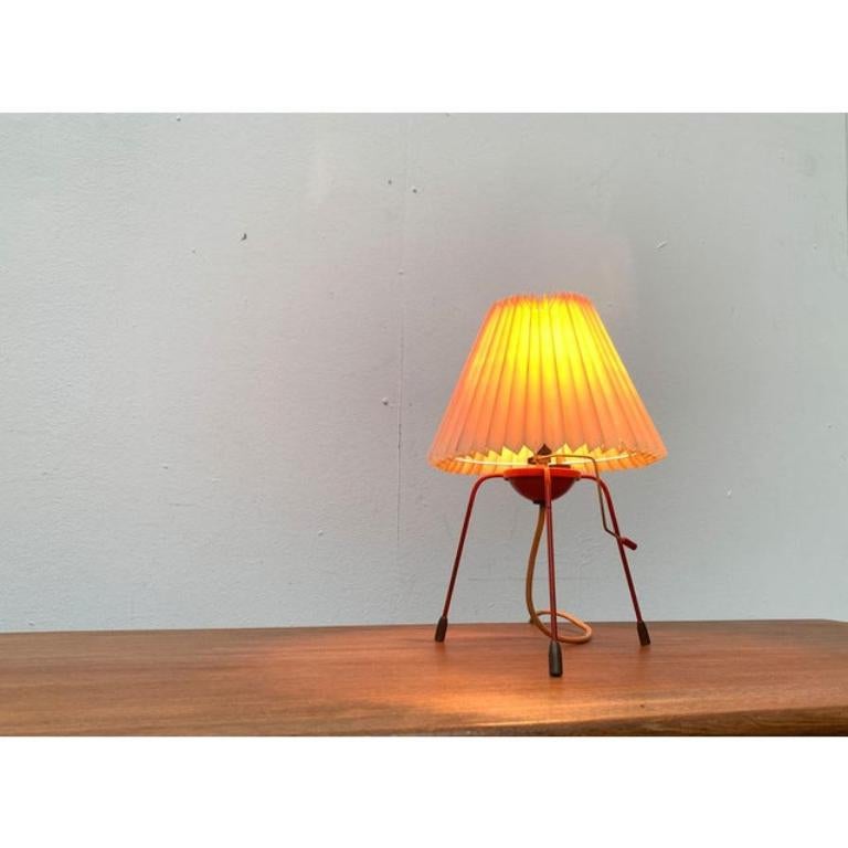 Metal Mid-Century Type 1624 Table Lamp by Josef Hurka for Napako, 1960s For Sale