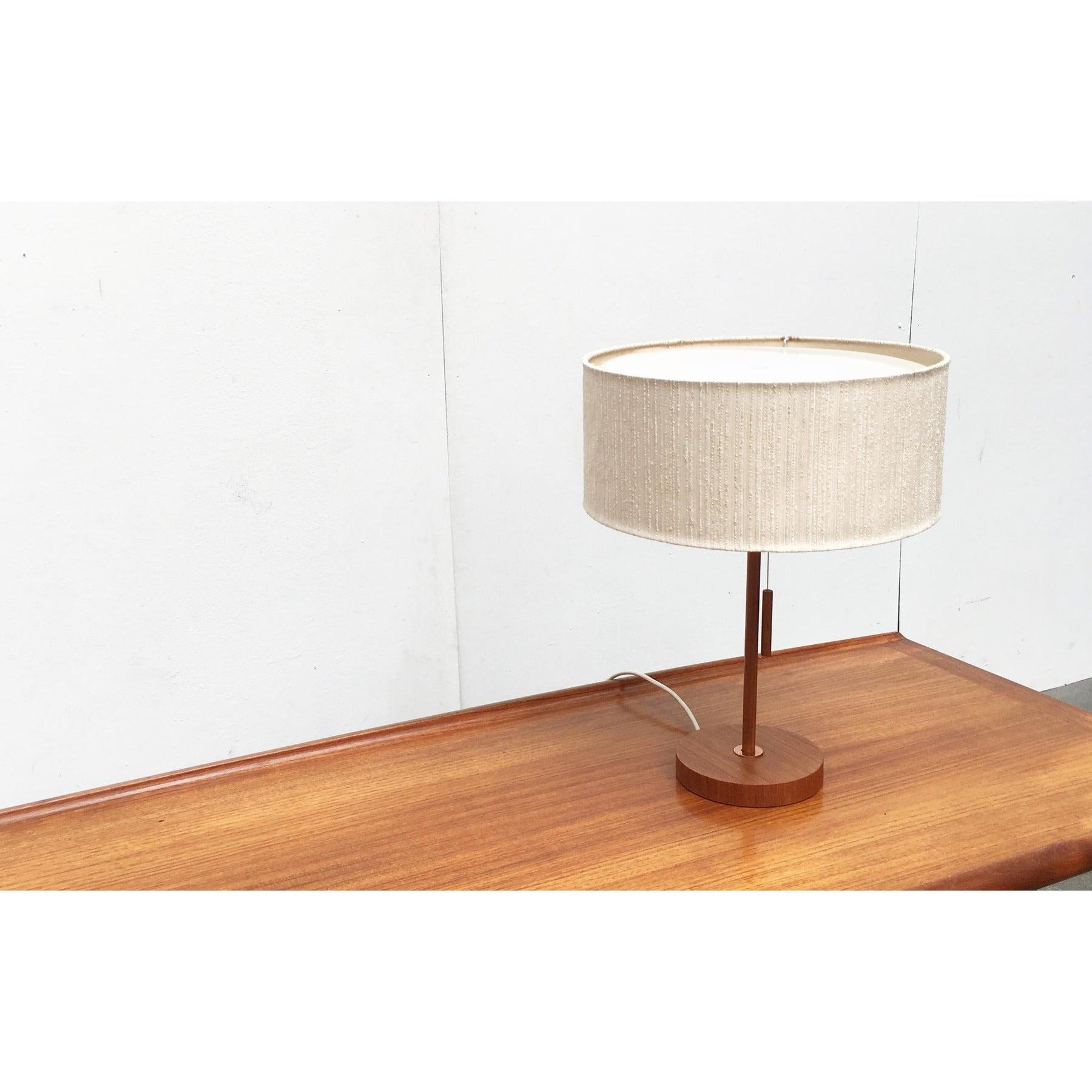 Mid-Century Type 25 Teak Table Lamp from Temde For Sale 3