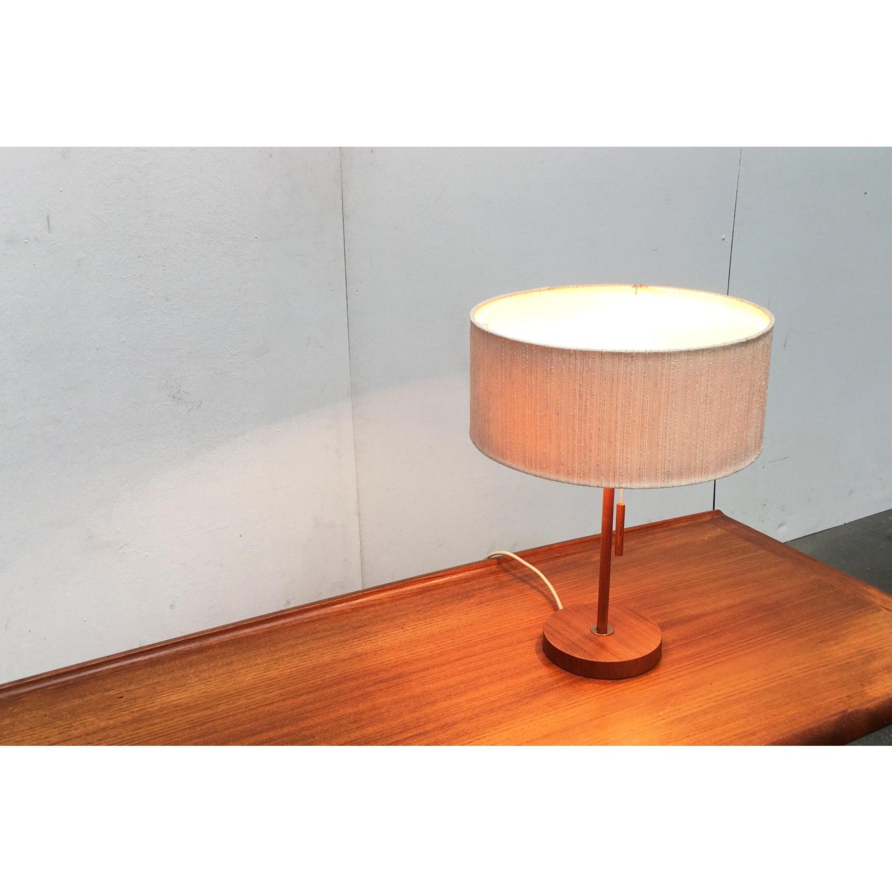 Mid-Century Modern Mid-Century Type 25 Teak Table Lamp from Temde For Sale