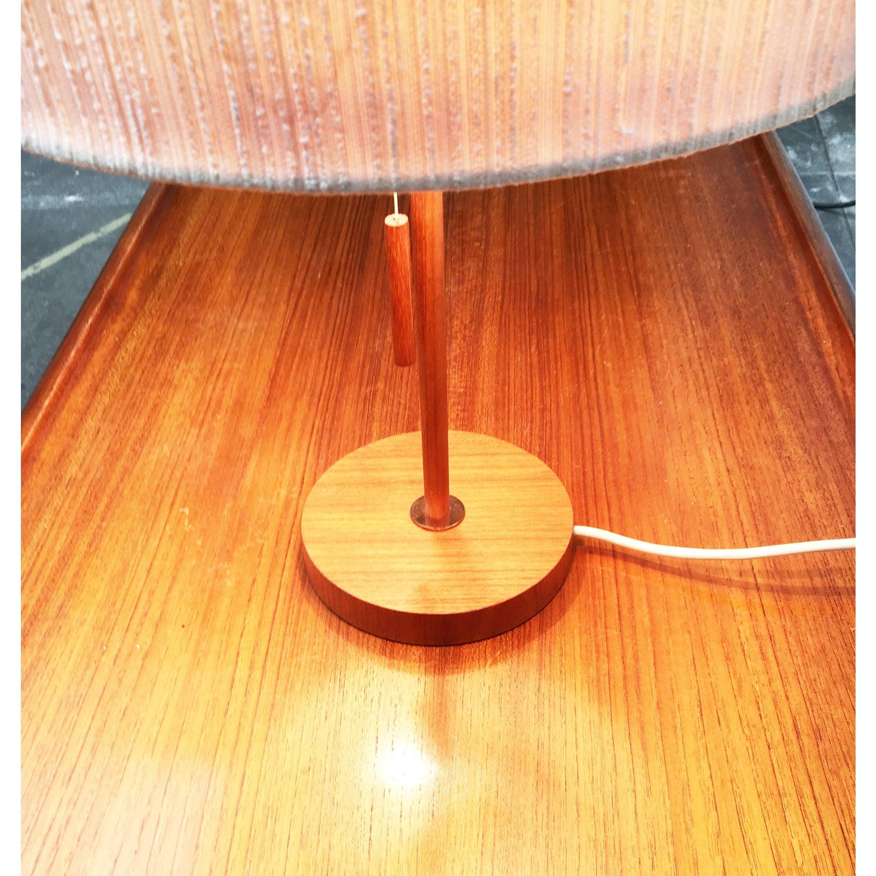 20th Century Mid-Century Type 25 Teak Table Lamp from Temde For Sale