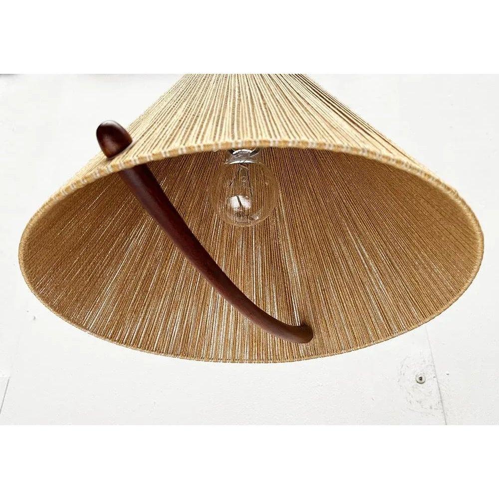 Mid-Century Type 324 Teak Pendant Lamp from Temde, 1960s For Sale 1