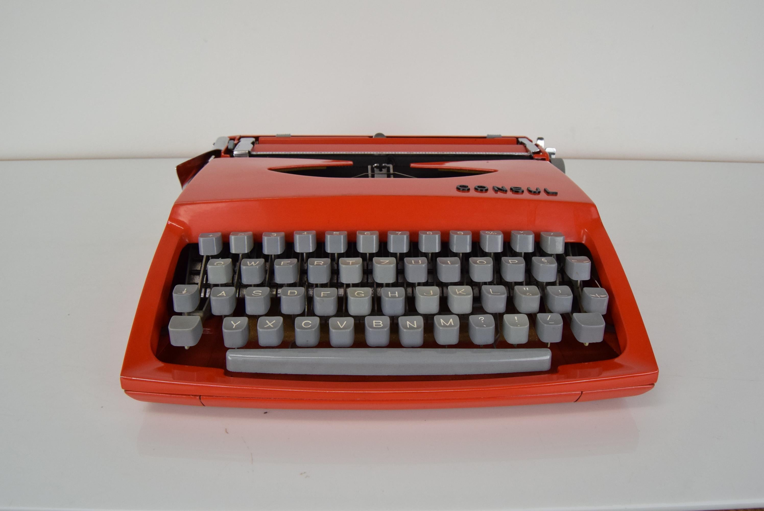 Mid-century Typewriter/Consul, 1960's For Sale 3