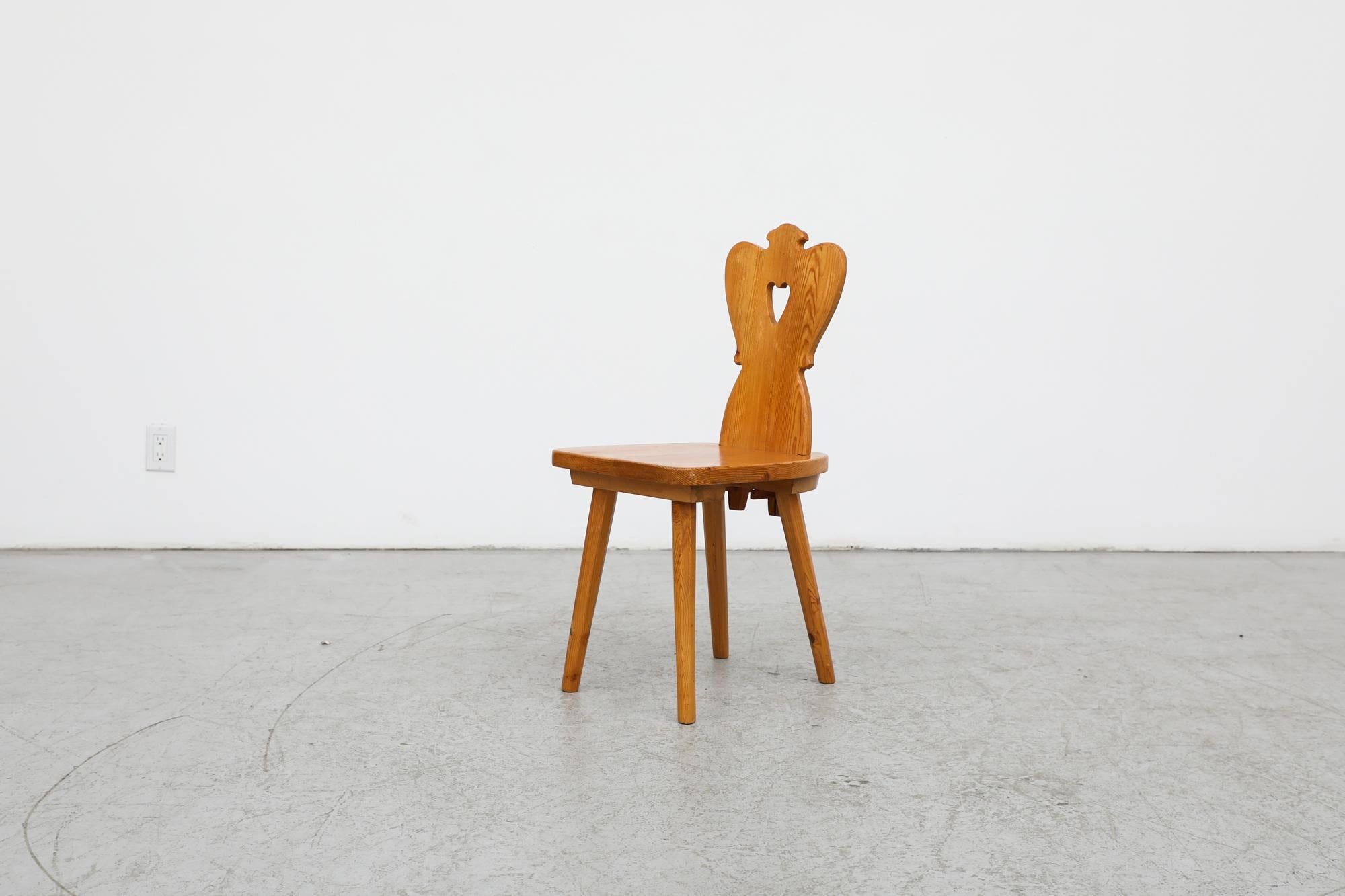 Mid-Century Tyrolean Style Folk Chair 8
