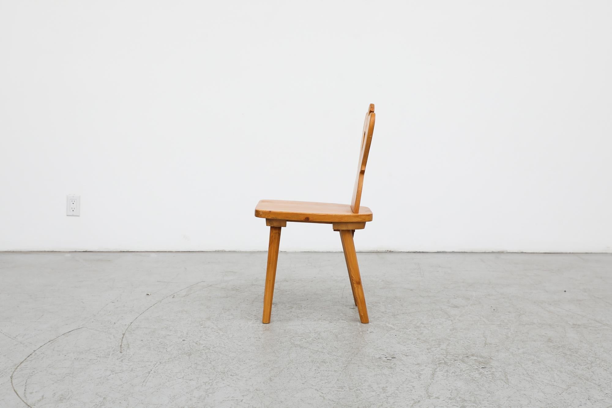 Polish Mid-Century Tyrolean Style Folk Chair